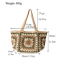 Boho Crochet Tote Bag - DippedShop Wholesale - #3619