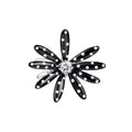 Stylish 3D Rhinestones Daisy Hair Clips 6W6HCP1227