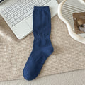 Simple Hollow Out Slouchy Crew Socks 6W8FSO814