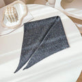 Trendy Solid Color Triangle Knit Shawl Scarf 6W6NSC130