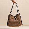 Handmade Woven Tote Bag - DippedShop Wholesale - #8643