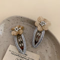 Sparkly Sequin Flower Clip - DippedShop Wholesale - #2899