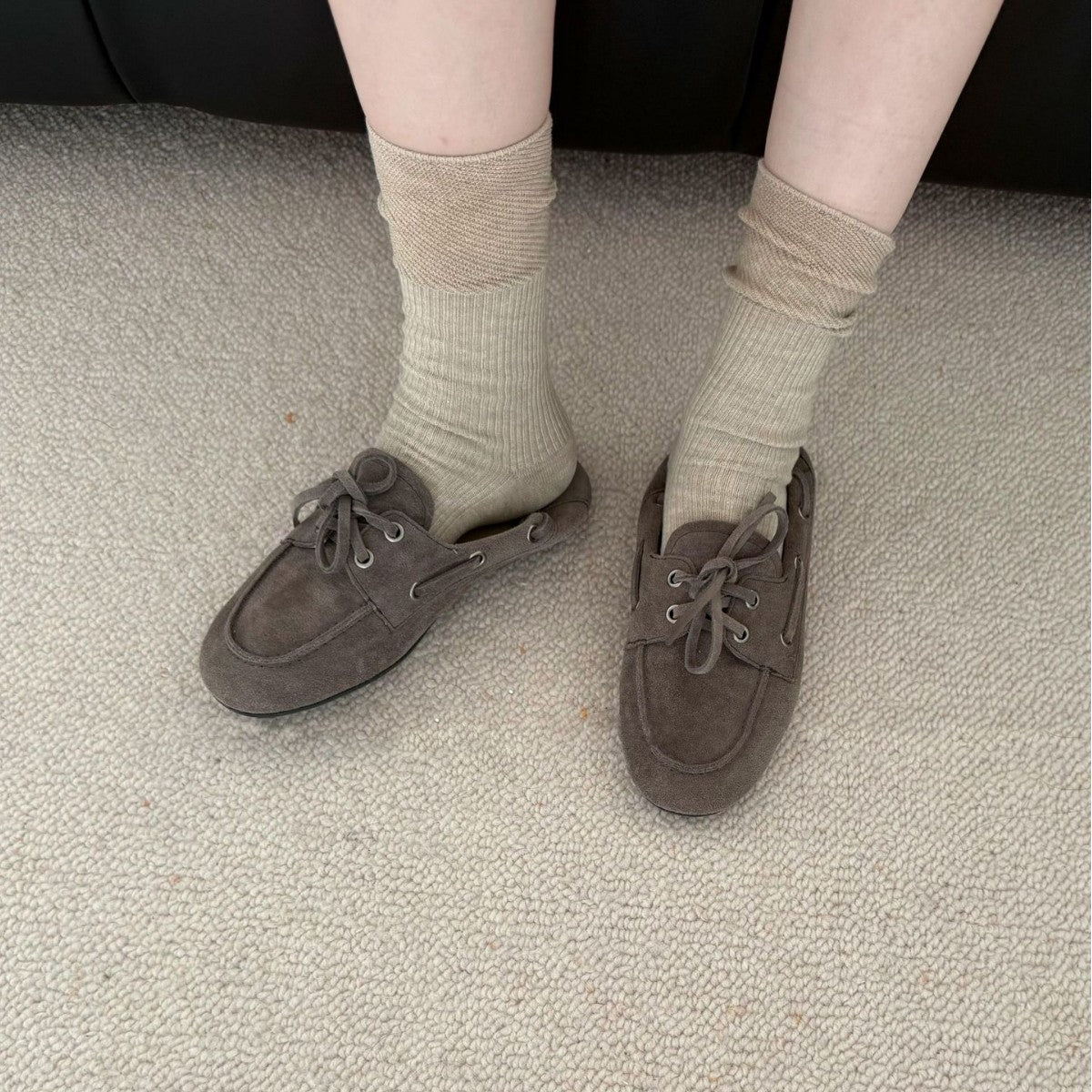 Thin Slouchy Crew Socks - DippedShop Wholesale - #7491