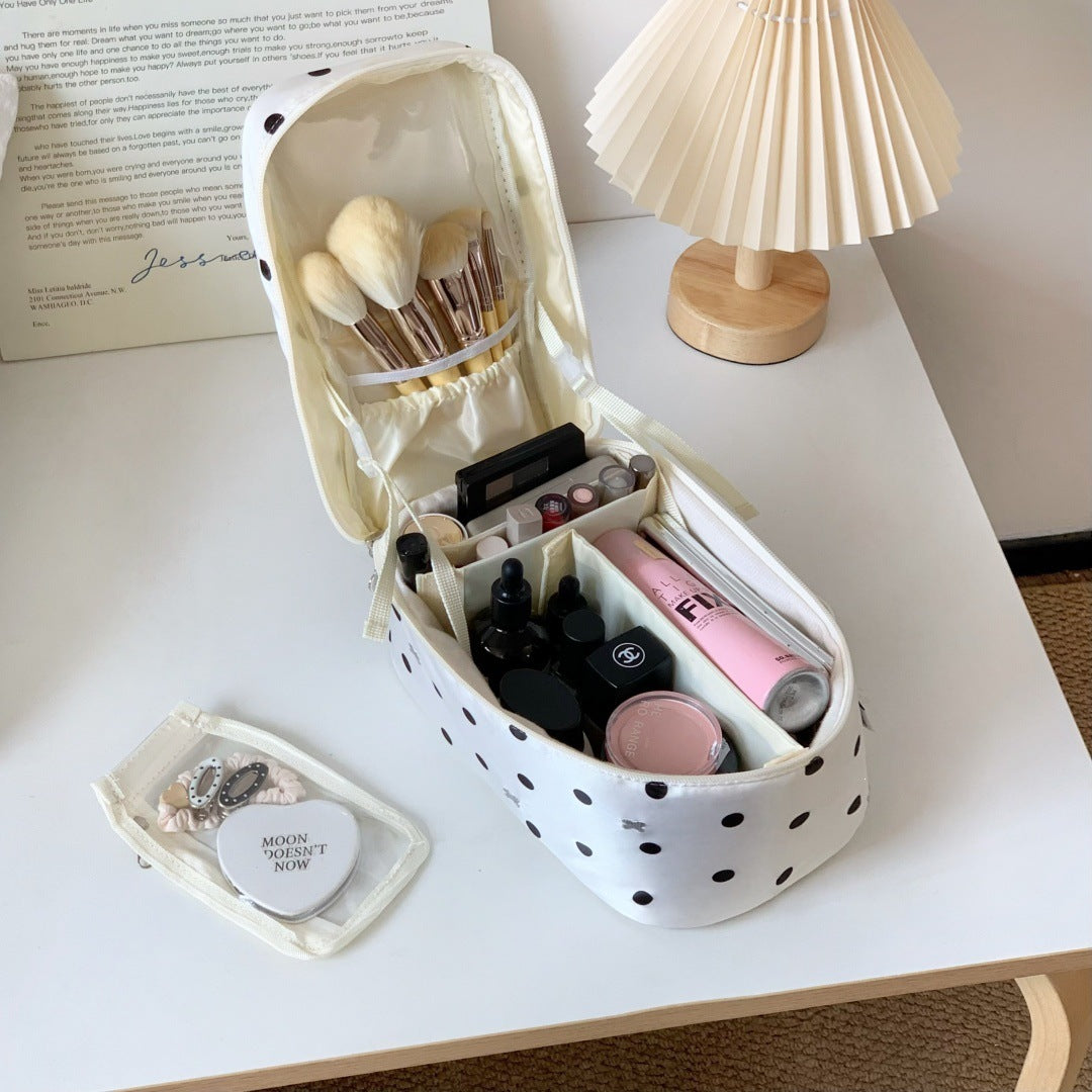 Simple Polka Dots Large Capacity - DippedShop Wholesale - #7811