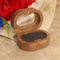 Oval Walnut Ring Box - DippedShop Wholesale - #3155