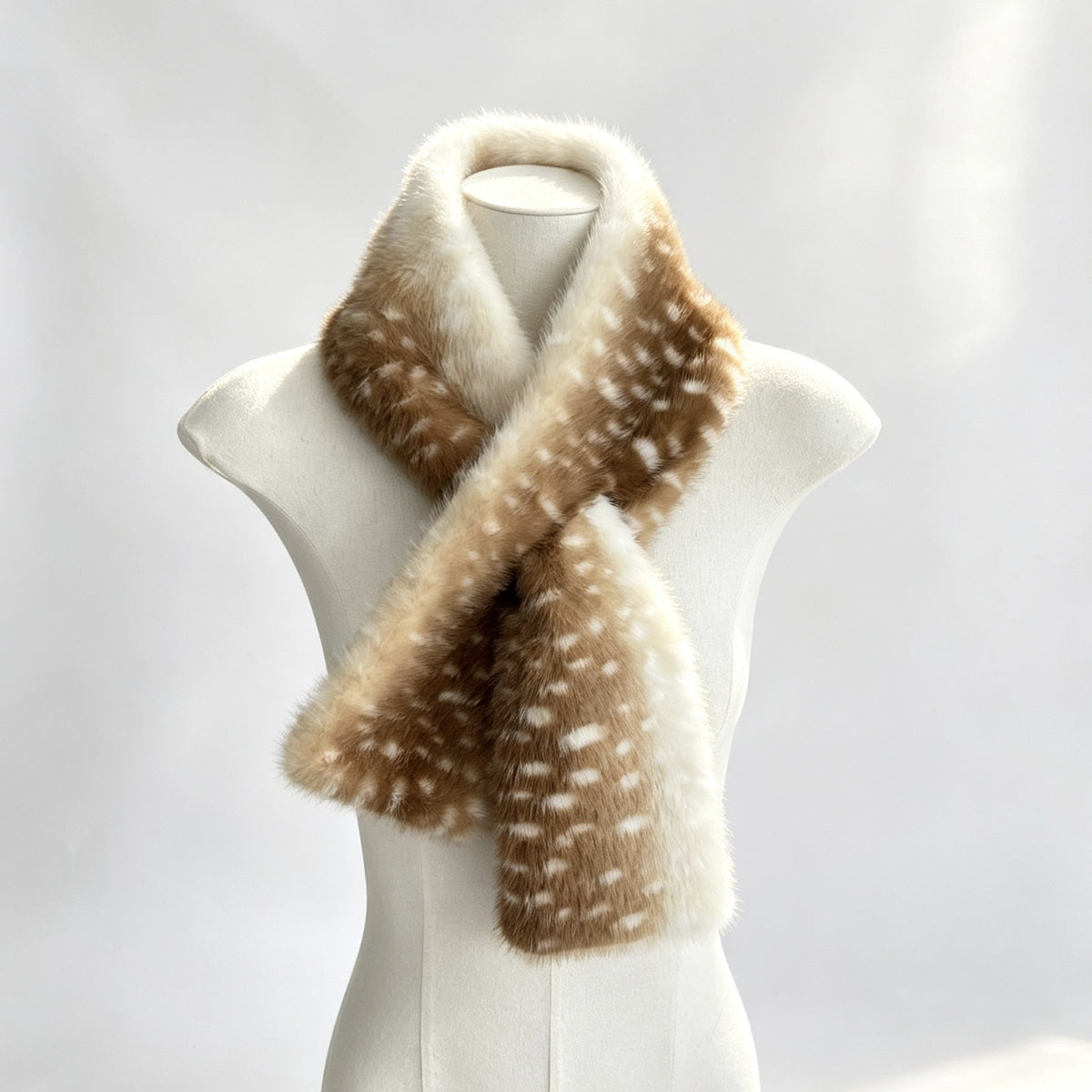 Cute Fawn Spotted Faux Mink - DippedShop Wholesale - #9459