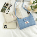 Simple Solid Color Knit Crossbody - DippedShop Wholesale - #4995