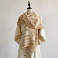Reversible Paisley Jacquard Shawl Scarf - DippedShop Wholesale - #1859