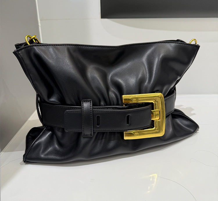 Trendy Belt Buckle Tote Shoulder Bag DP25H604
