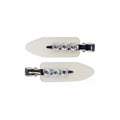 Creative Matte Cloud Rhinestones Acetate Hair Clip 8AS6HCP382L