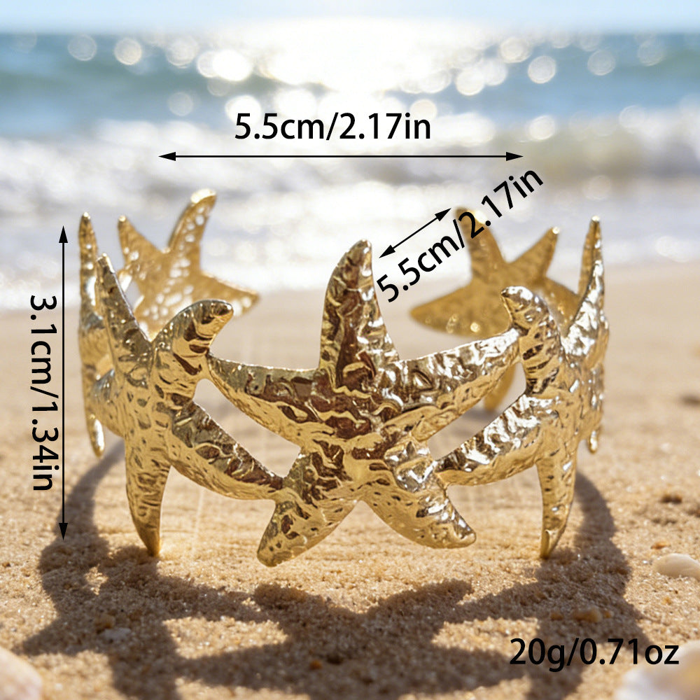 Retro Leopard Print Open Cuff - DippedShop Wholesale - #6147