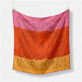 Fashion Abstract Print Versatile Square Silk Scarf 8BW6NSI14