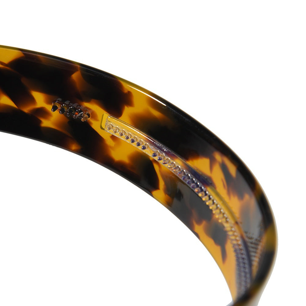 Vintage Tortoiseshell  Acetate Wide Headband MK2PIM6W6HBD68