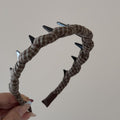 Vintage Plaid Print Weave Non-slip Headband 6W6HBD404