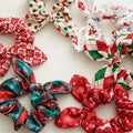 Polka Dot Plaid Hair Scrunchie - DippedShop Wholesale - #1475