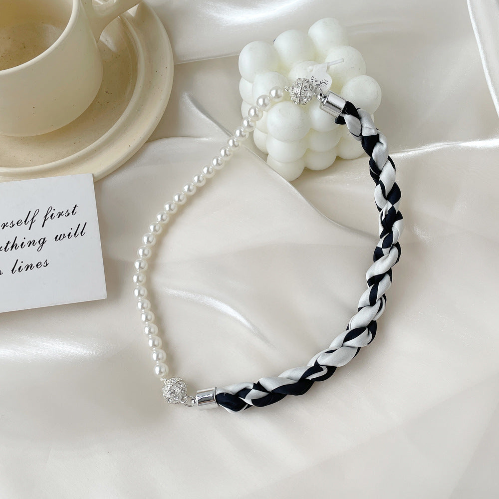Silk Scarf Necklace - DippedShop Wholesale - #3315