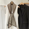 Reversible Faux Silk Scarf - DippedShop Wholesale - #4979