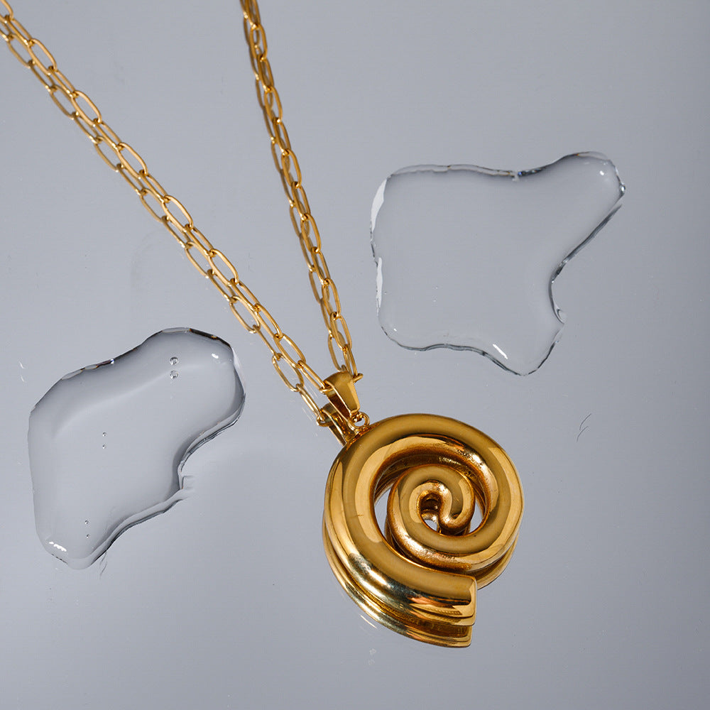 Threaded Circle Pendant Vintage DPJN0805