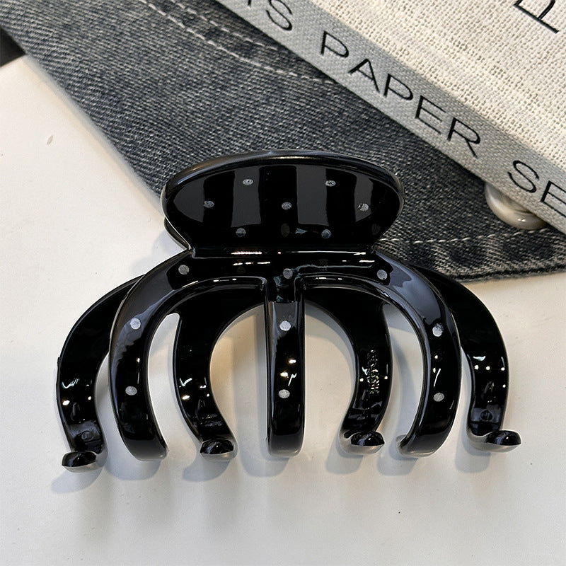 Trendy Pumpkin Strong Hold Acetate Hair Claw 8AS6HCP288L
