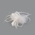 Flower Feather Fascinator Headband - DippedShop Wholesale - #2099