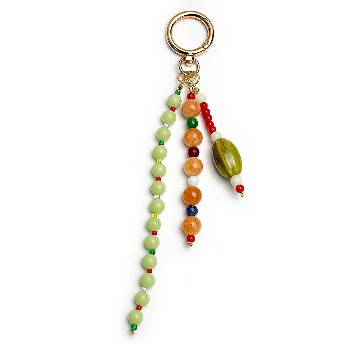 Ceramic Watermelon Tassel Charm - DippedShop Wholesale - #6611