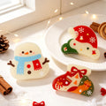 Cute Cartoon Print Snowman Christmas Hair Claw 6W6HCP1616