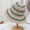 Color Block Beach Hat - DippedShop Wholesale - #3539