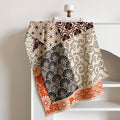 Reversible Floral Jacquard Shawl - DippedShop Wholesale - #2659