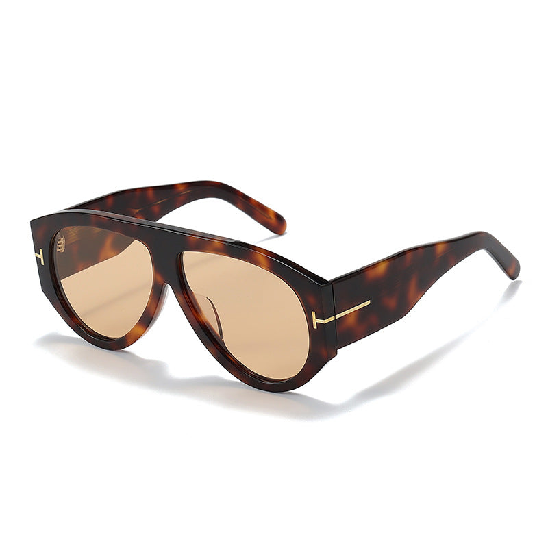 Retro Oversized Frame Acetate Sunglasses MK2PPIM6W6GSG207