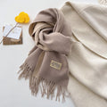 Reversible Fringe Scarf - DippedShop Wholesale - #9571