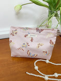 Butterfly Jacquard Travel Toiletry Cosmetic Bag MK2BW6W10BOB399