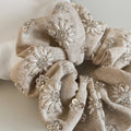 Flower Sequin Hair Scrunchie - DippedShop Wholesale - #1795