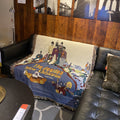 Retro Beatles Blanket - DippedShop Wholesale - #4563
