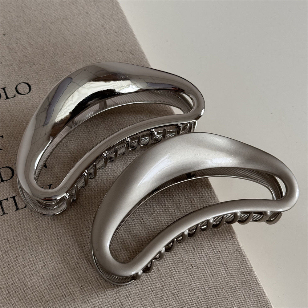 Hollow Out Geometric Mteal Large Hair Claw MK2MBEP6W6HCP361