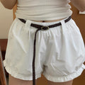 Minimalist Skinny Braided Woven Leather Belt 6W6JBT167