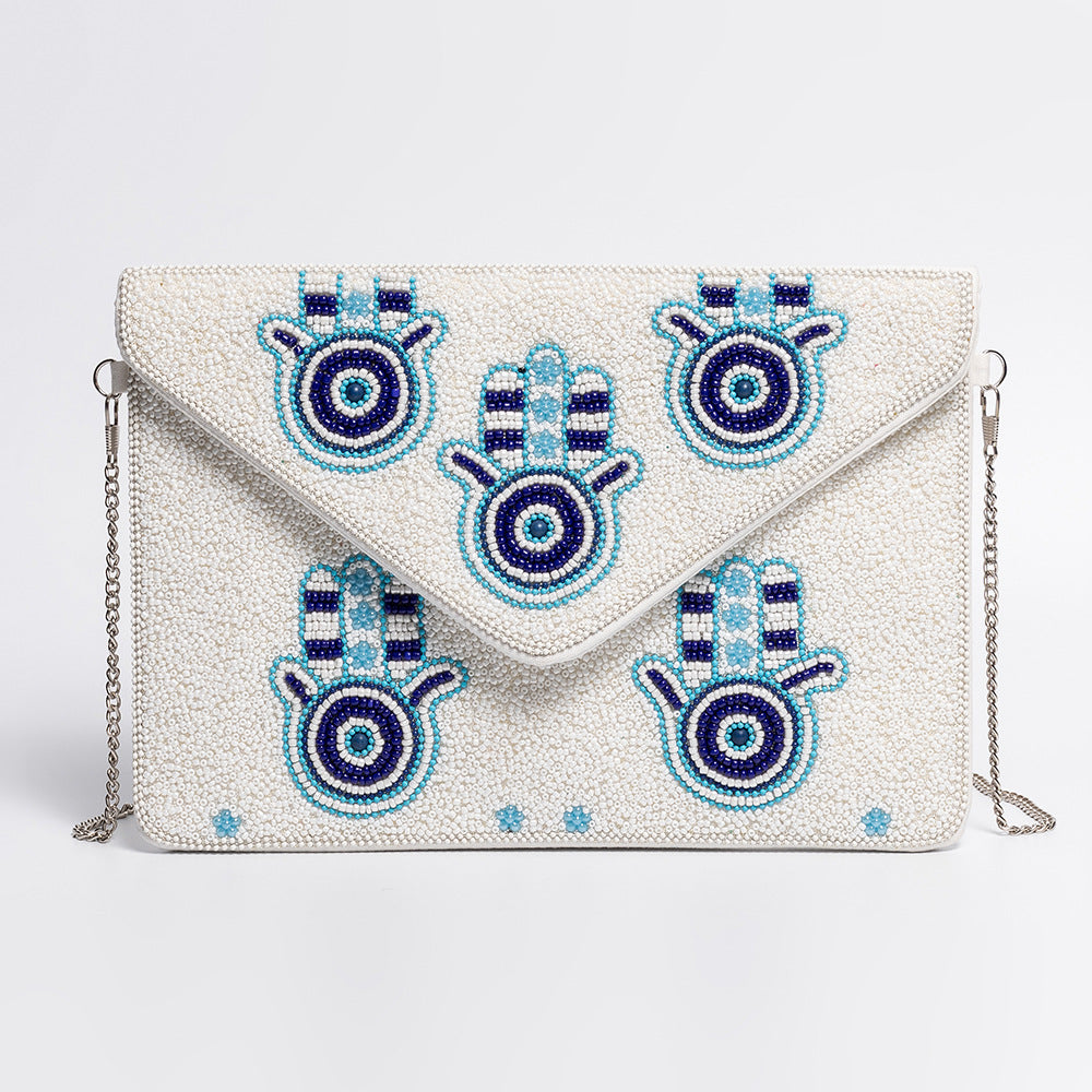 Boho Floral Beaded Handbag - DippedShop Wholesale - #5843