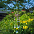 Gold Crystal Suncatcher Pendant - DippedShop Wholesale - #2835