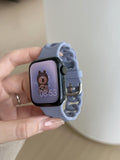Creative Solid Color Donut Silicone Watch Band 6W6JWA150