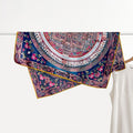 Elegant Floral Square Scarf - DippedShop Wholesale - #1763