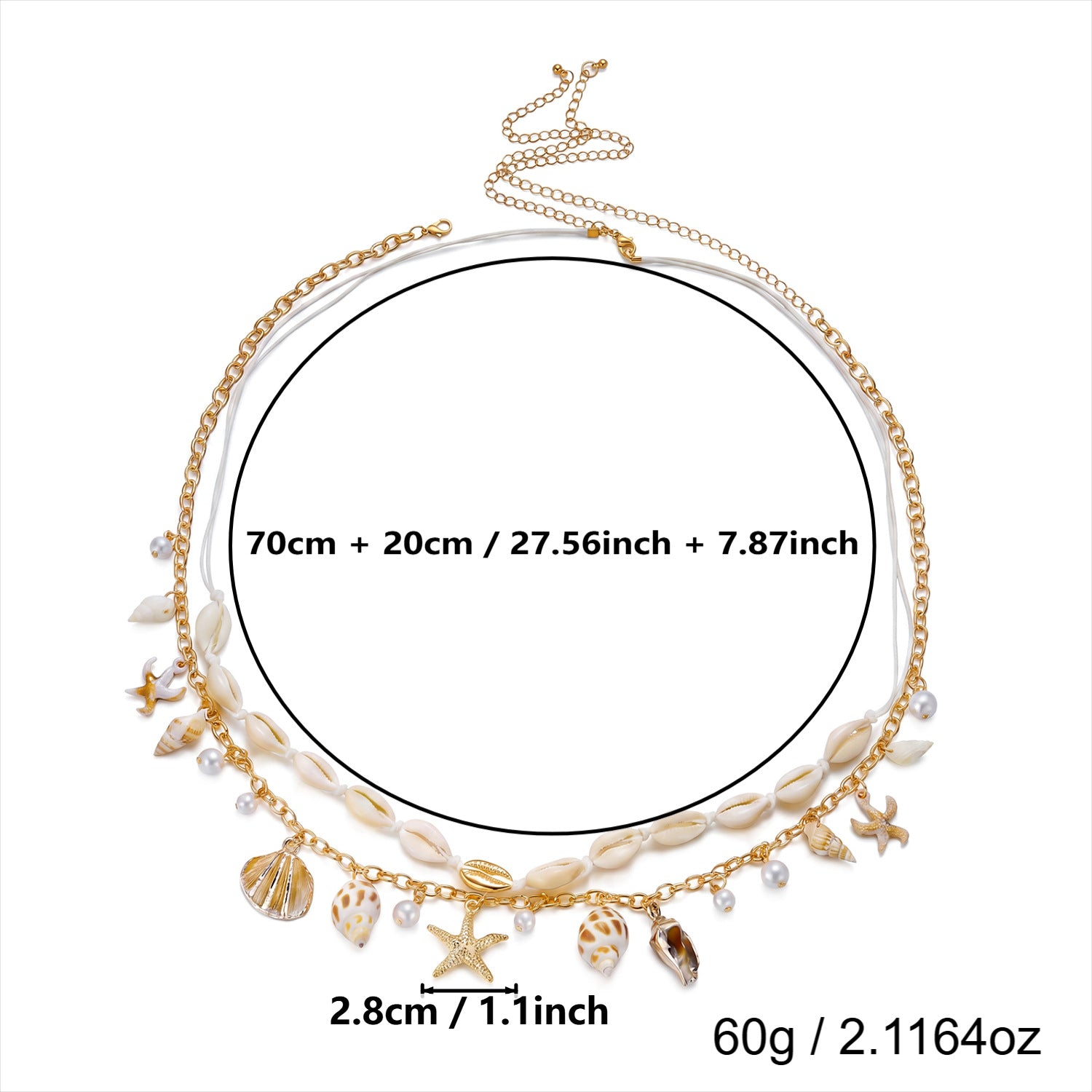 Fashion Double Layered Starifi - DippedShop Wholesale - #6675