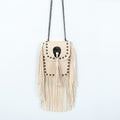 Boho Studded Tassel Mini Crossbody Bag 6W10BBG2407