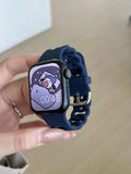 Creative Solid Color Donut Silicone Watch Band 6W6JWA150