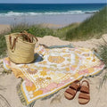 Floral Throw Blanket - DippedShop Wholesale - #0531
