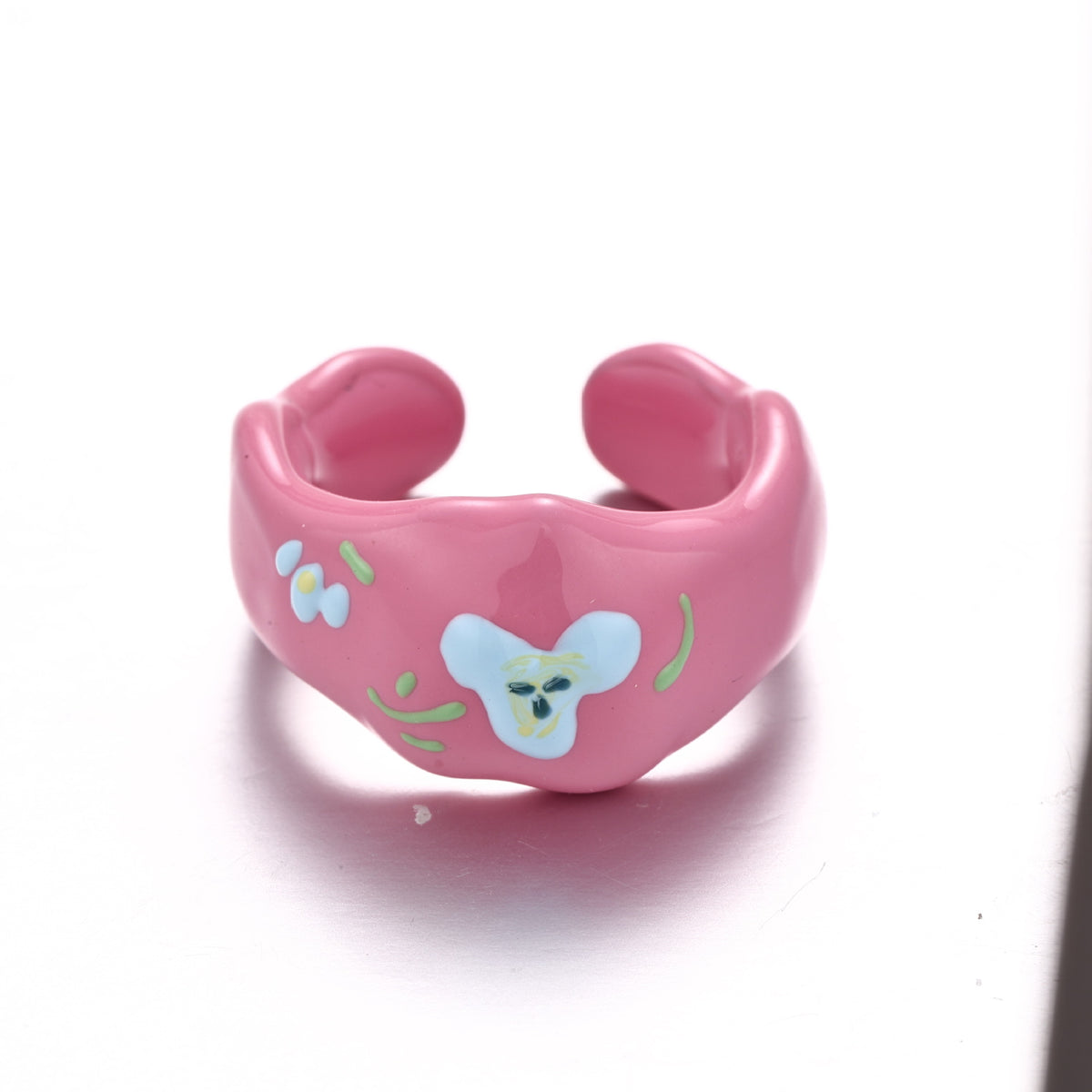 Polka Dot Enamel Ring - DippedShop Wholesale - #3059