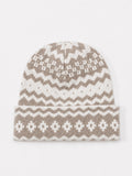 Vintage Fair Isle Warm Knit Beanie Hat 6W6HAT646