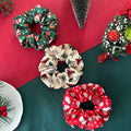 Christmas Tree Hair Scrunchies - DippedShop Wholesale - #0739