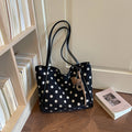 Large Polka Dot Tote Bag - DippedShop Wholesale - #8707