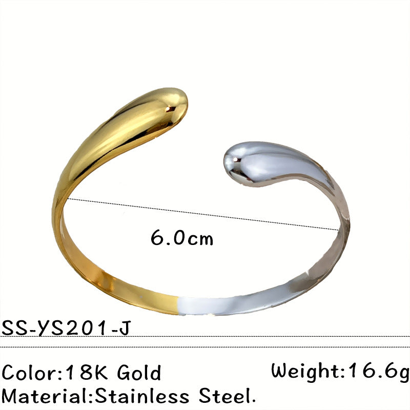 Chunky Irregular Gold Plated O - DippedShop Wholesale - #3555