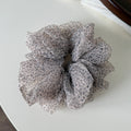 Retro Leopard Print Organza Ruffled Scrunchies 6W6HSR488