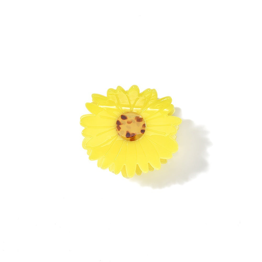 Cute Sweet Flower Beach Acetate Hair Claw 8AS6HCP325T